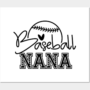 Baseball Nana, Sports Gift Posters and Art